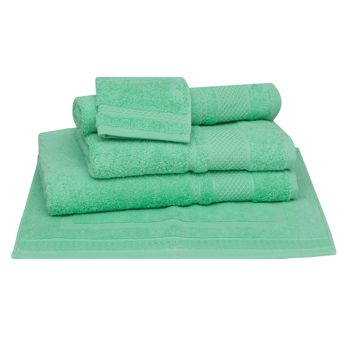 100% linen tea towels. Kitchen towels. Emerald green mint